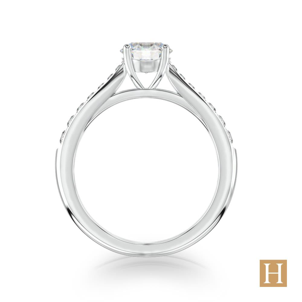 Platinum Memoire Classic Engagement Ring
