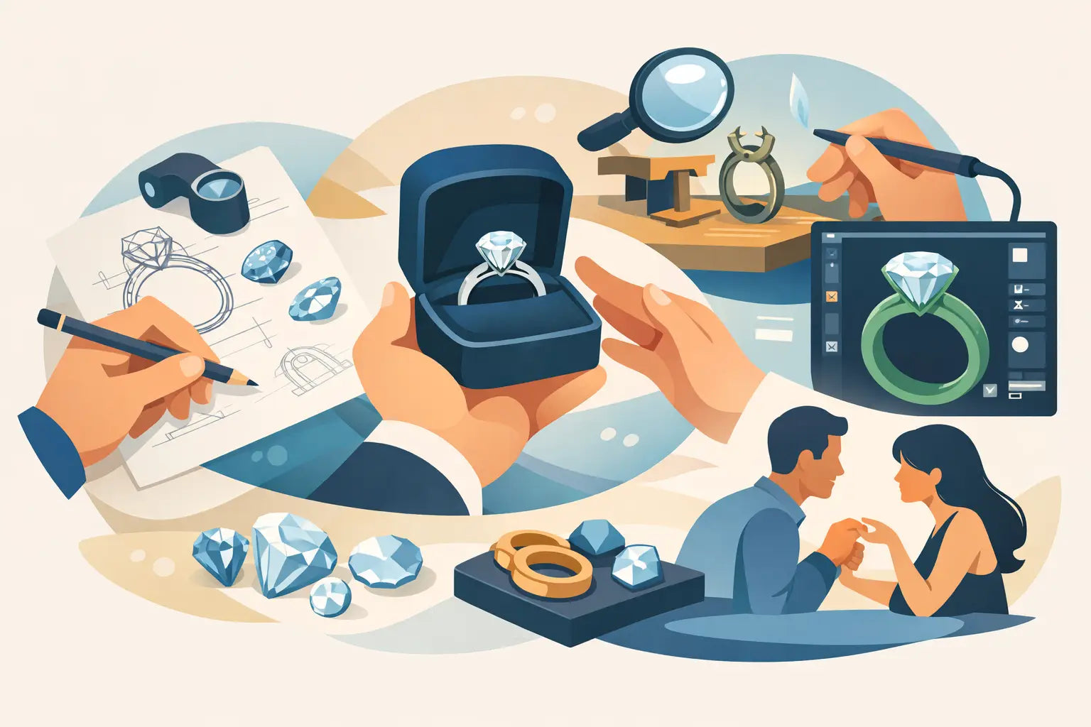 The Bespoke Engagement Ring Process
