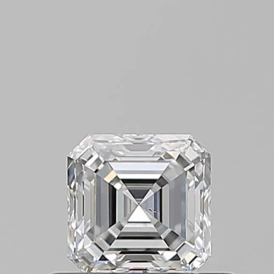 0.53ct Asscher Natural Diamond (Colour D, Clarity SI1, GIA Certified)