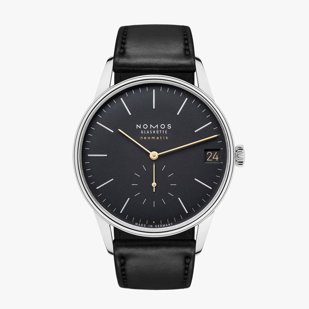 NOMOS Glashutte  Orion neomatik 41 date new black