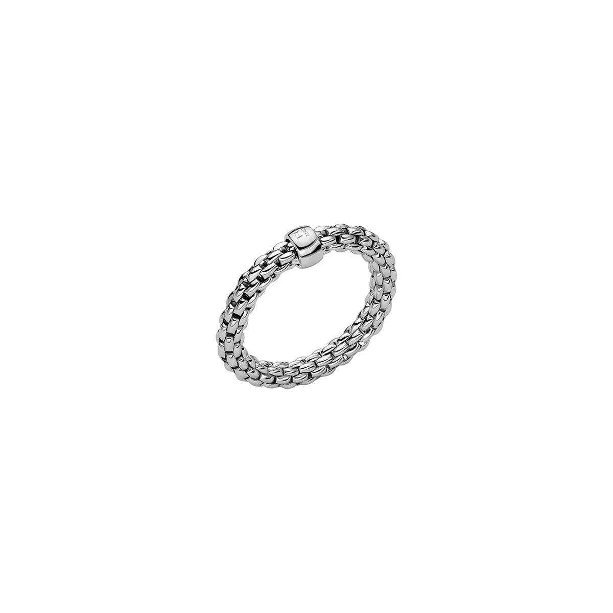18ct White Gold Fope Essentials Ring Medium