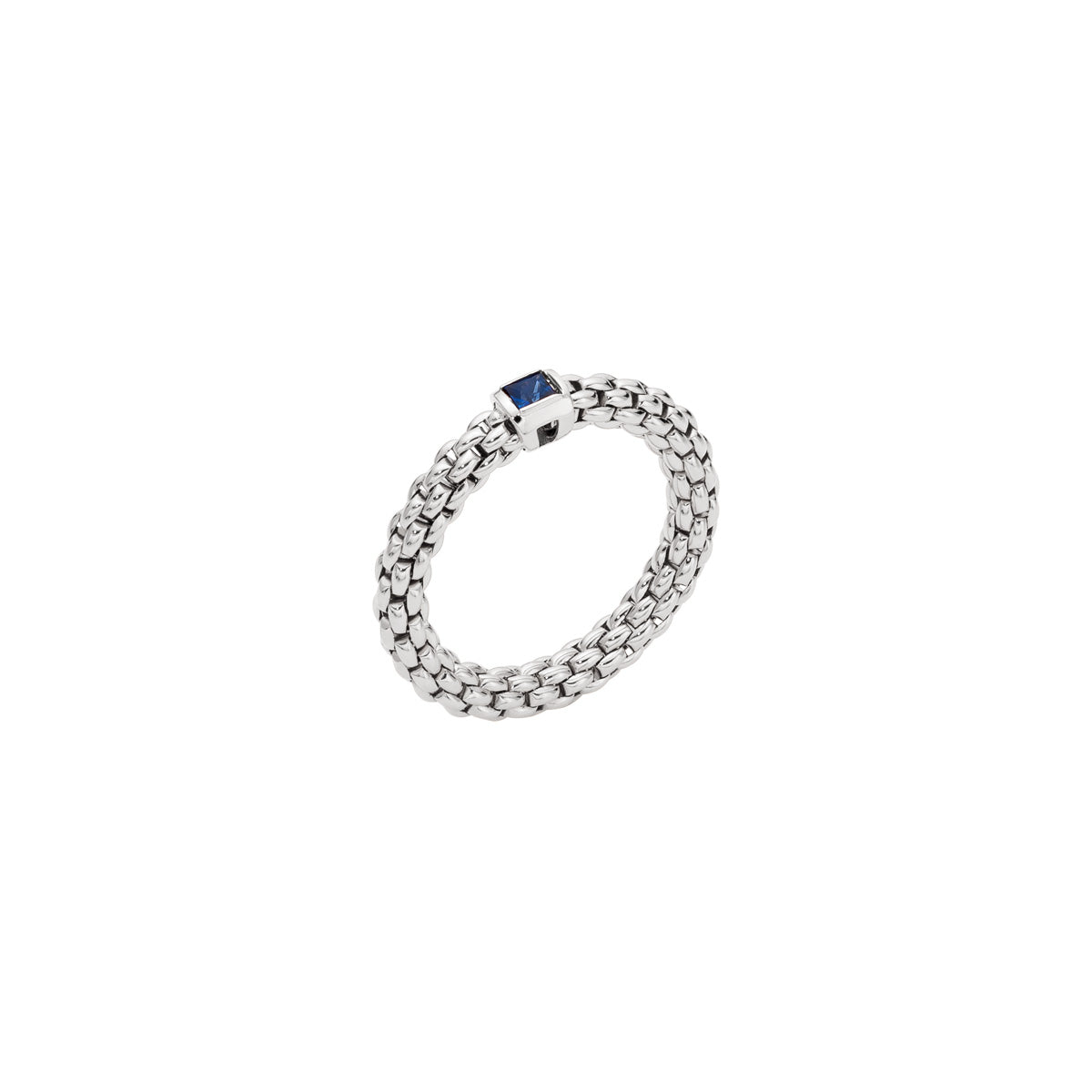 18ct White Gold Fope Souls Sapphire Ring Medium