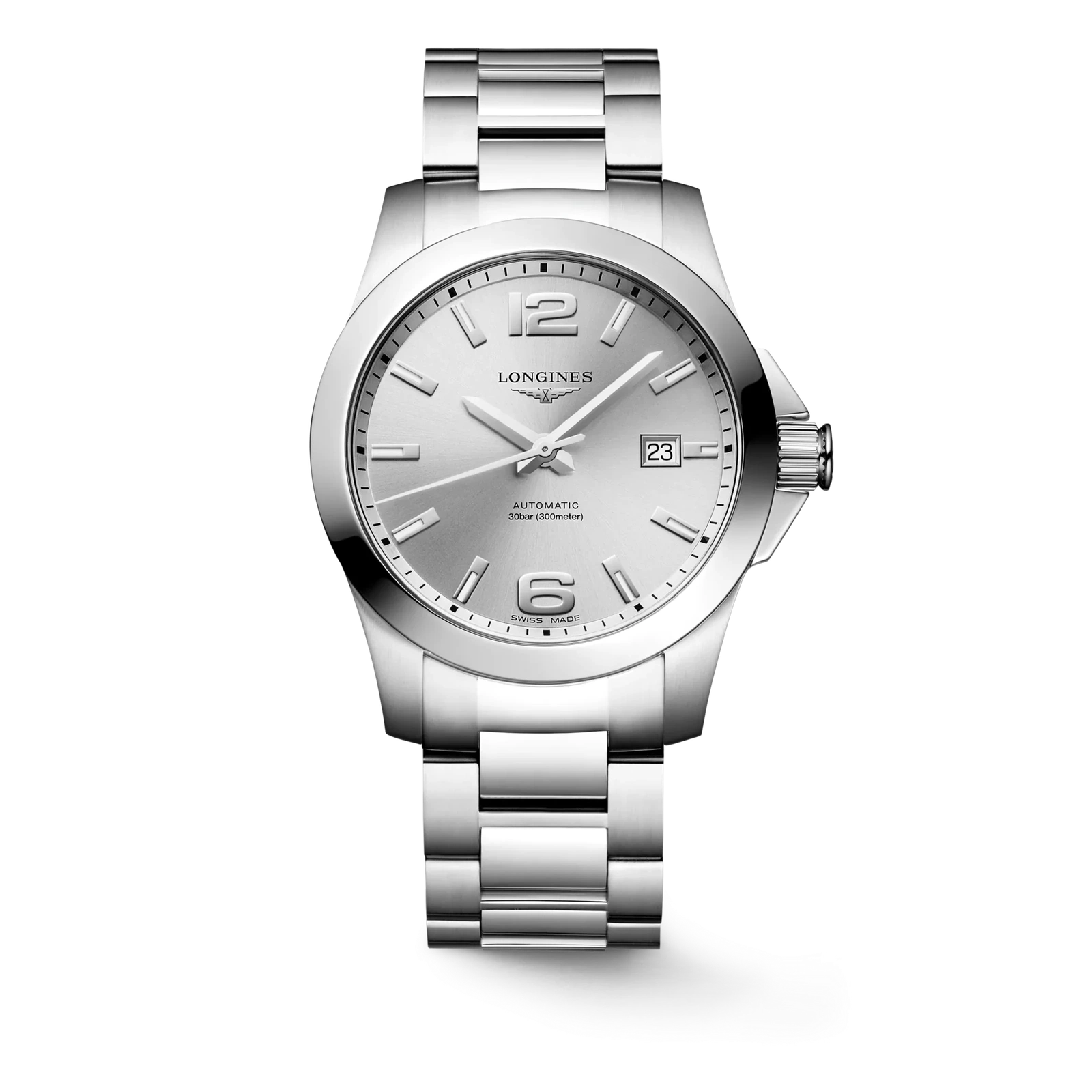 Men's Longines Stainless Steel Conquest - L3.777.4.76.6