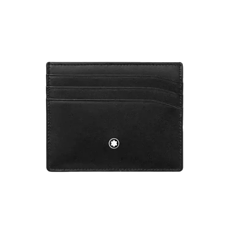 Black Leather Card Holder