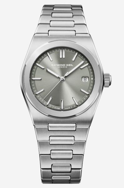 Gents Raymond Weil 38mm ART Mechanical Steel Sage Grey Dial with Date 1000-ST-52001