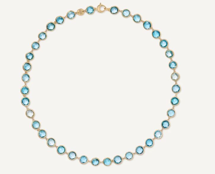 18ct Yellow Gold Marco Bicego Jaipur Topaz Necklet 42cm CB2975_TP01_Y_02
