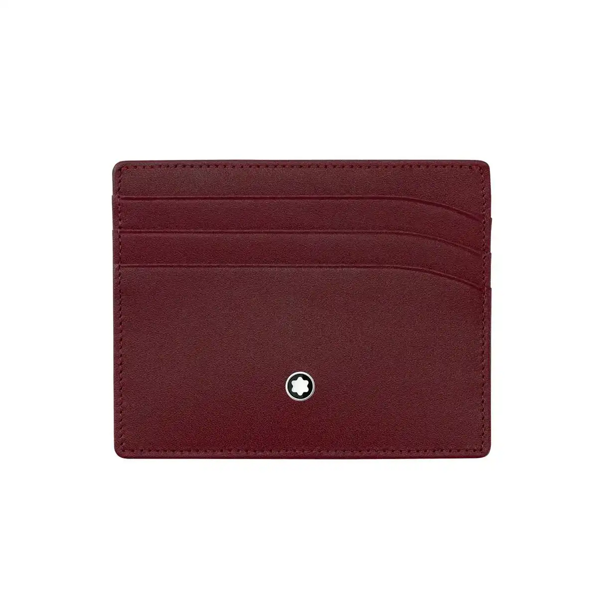 Burgundy Leather 6 Card Holder