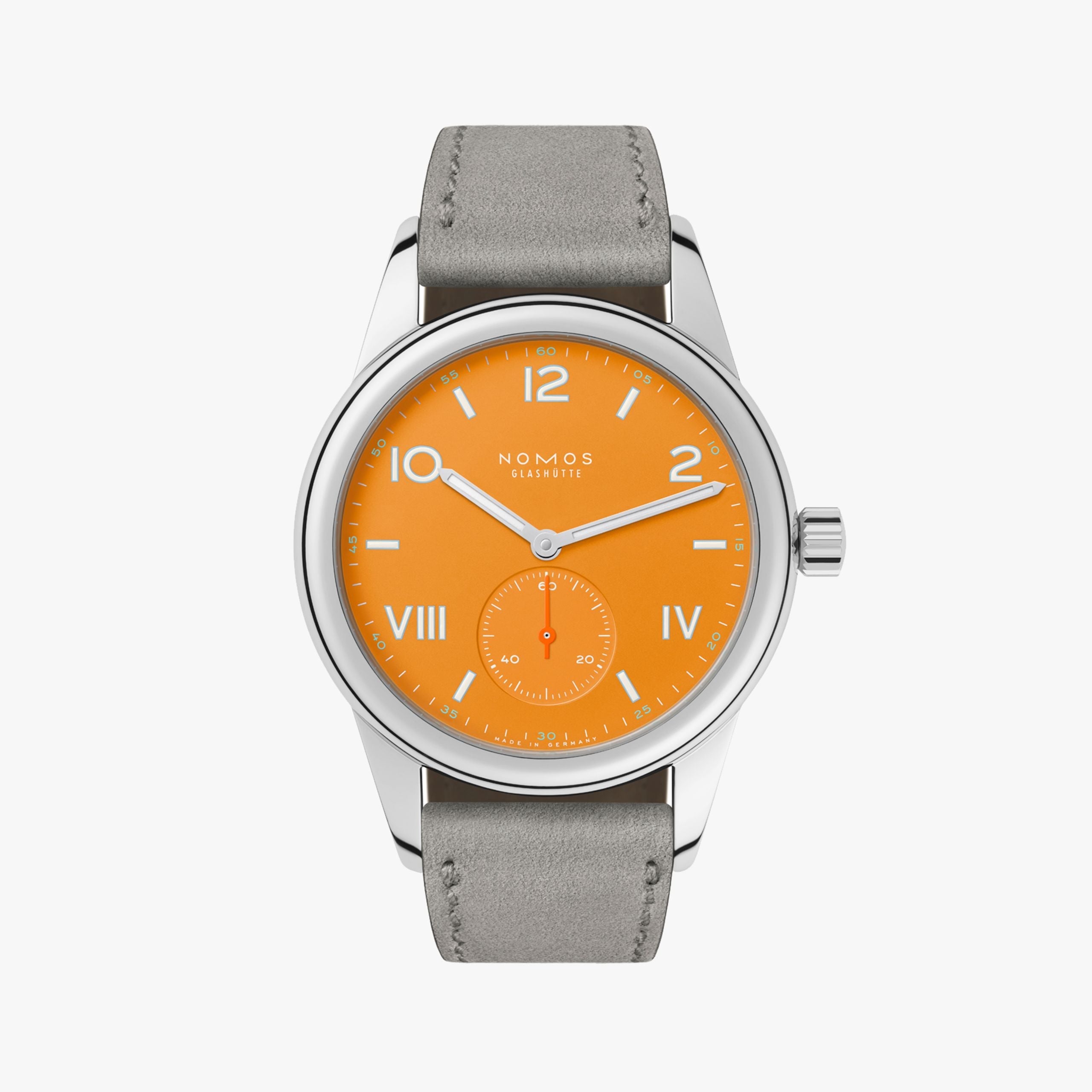 Nomos Glashuette Club Campus future orange