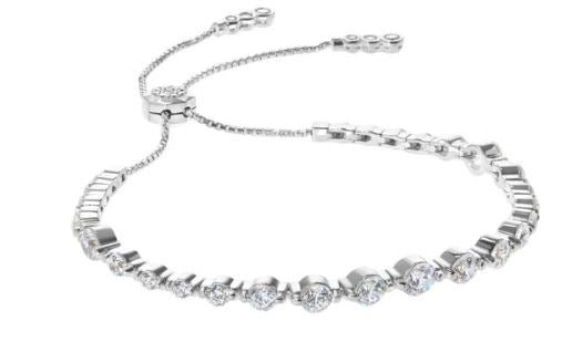 Silver Carat London Grace Bracelet CB925W-GRAC