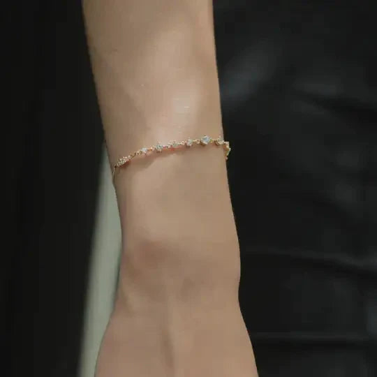 Yellow Gold Plated Silver Carat London Carat London Phoenix Slim Bracelet Small