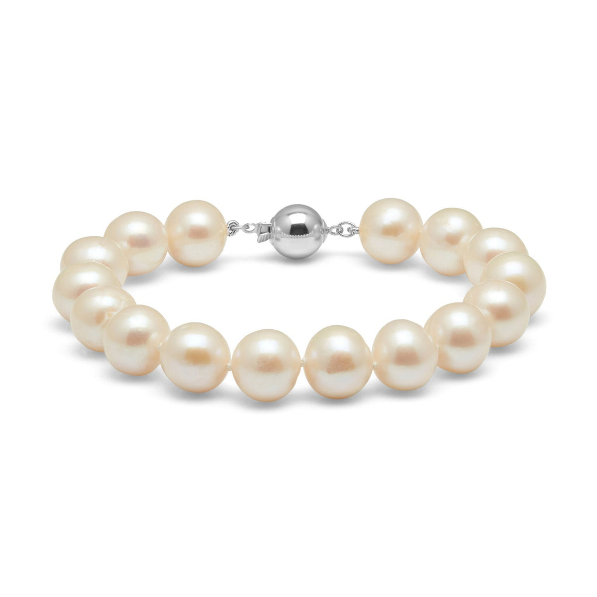 Pearl Bracelet with 9ct White Gold Clasp