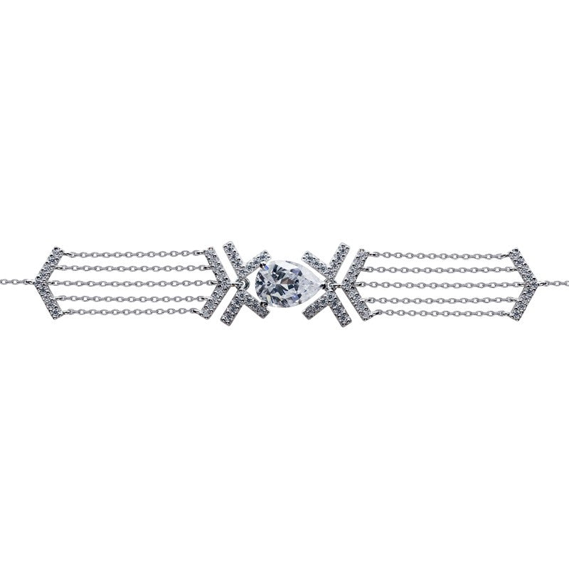 Silver Carat London Naya Bracelet  23902-1
