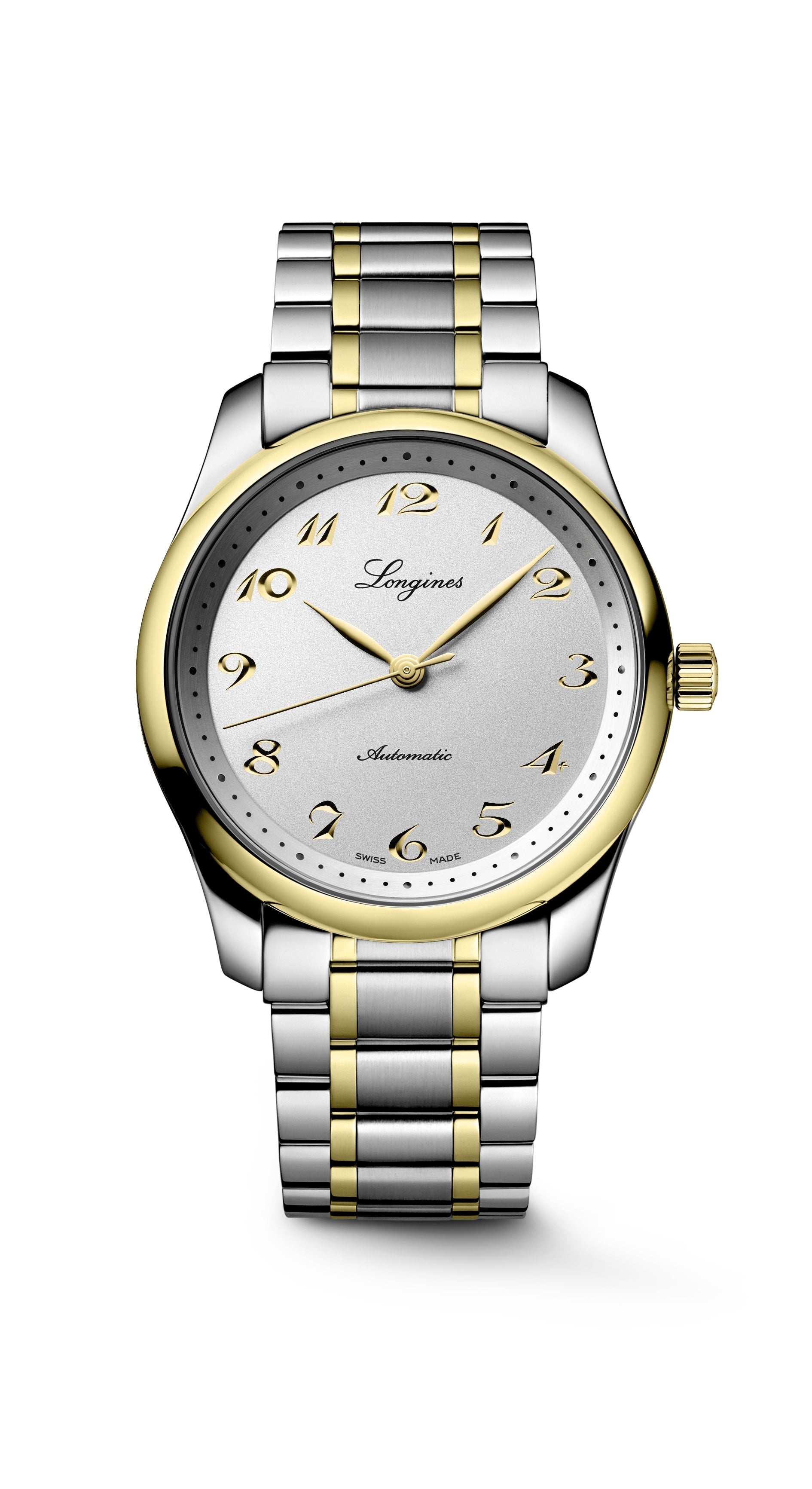 Gents Longines Master Collection Auto 40mm Steel & YG PVD Bracelet Silver Dial