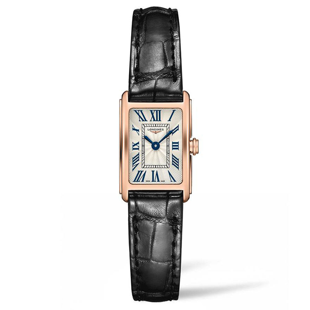 Ladies 18ct pink gold Longines DolceVita L5.258.8.71.0