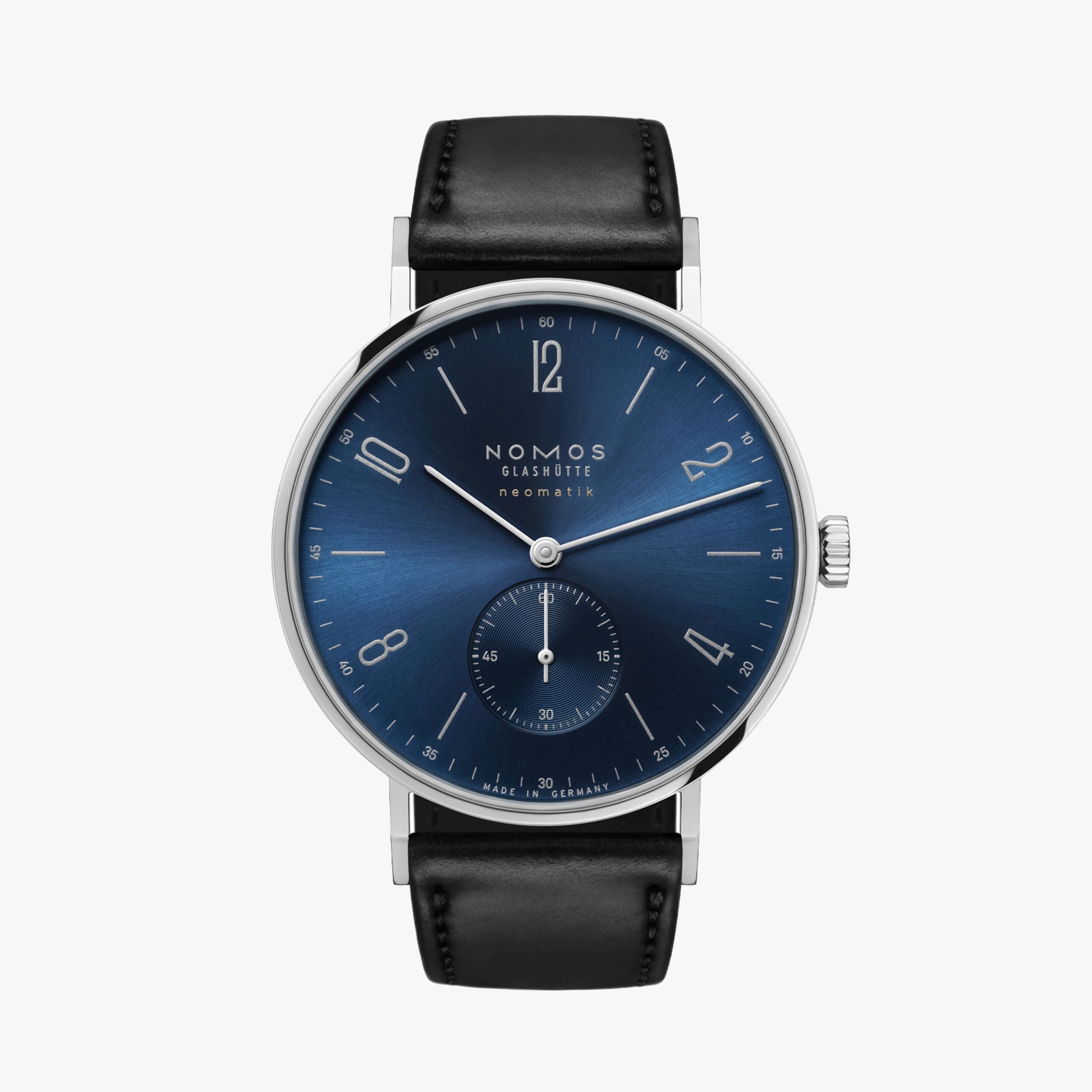 NOMOS Glashutte Tangente neomatik 39 blue gold