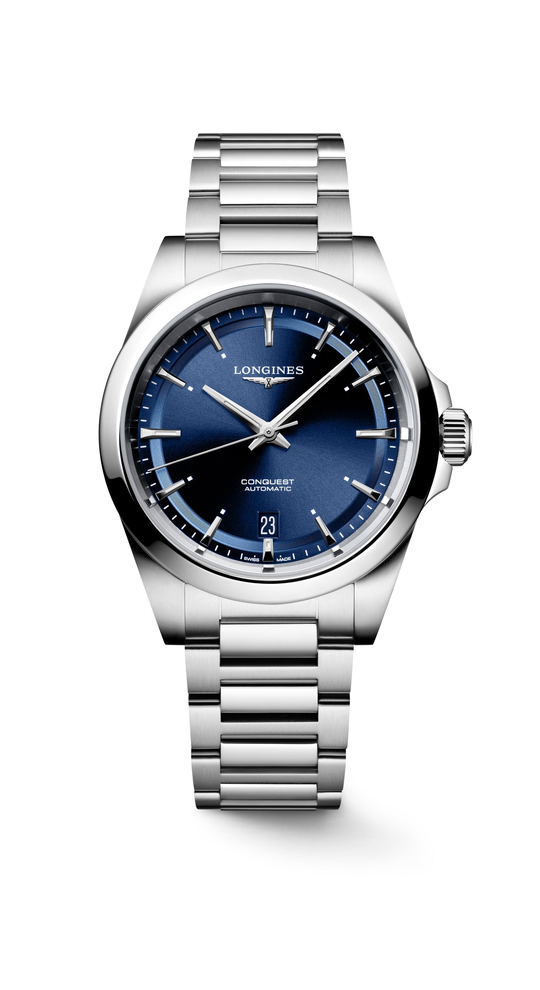 Gents Longines Conquest Automatic 38mm Steel Blue Dial
