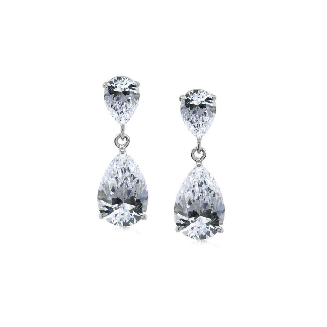 Silver Carat London Baby Arabella Earrings CE925W-ARAB-BABY