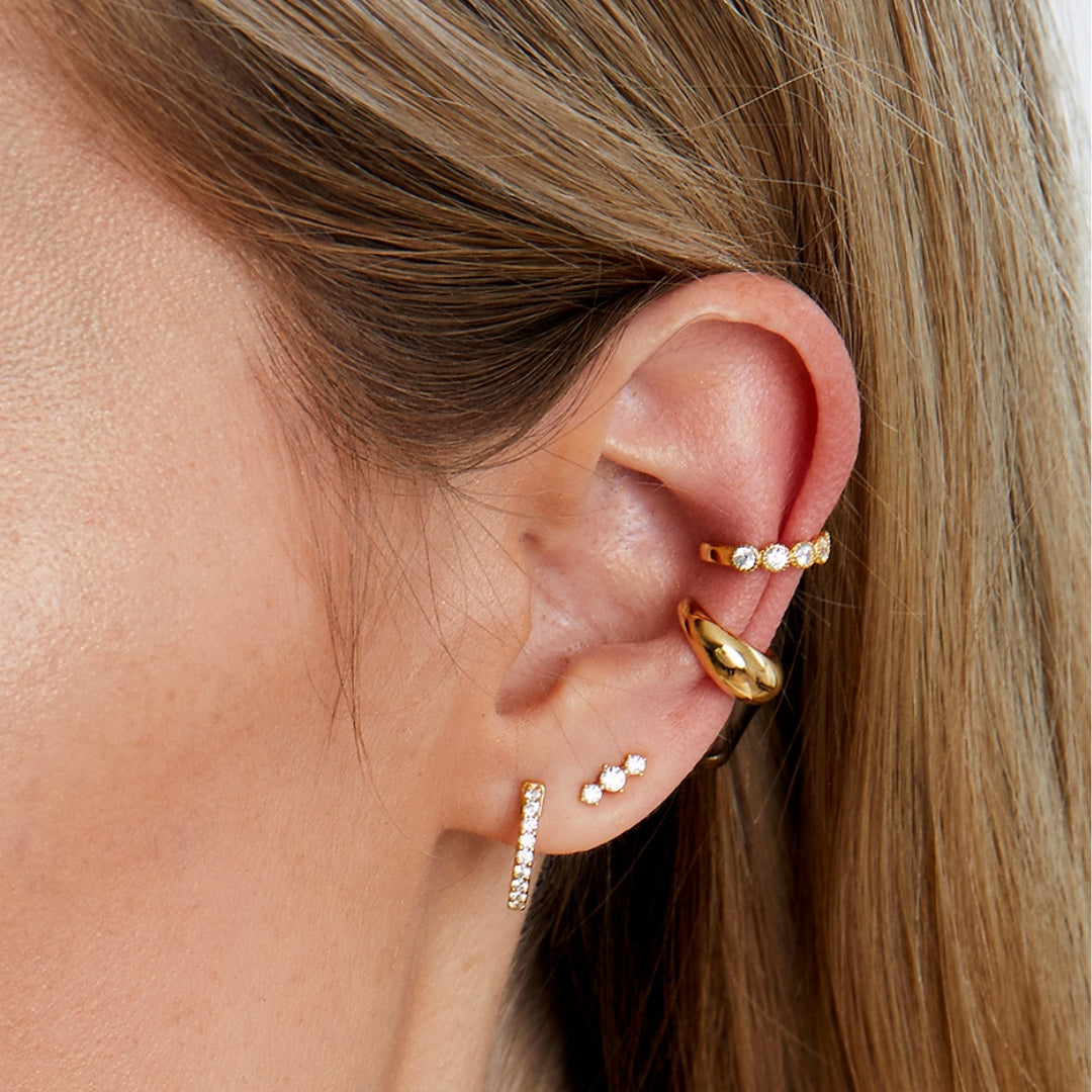 Carat London Baby Hoops 18K Gold Vermeil CE925Y-BABY