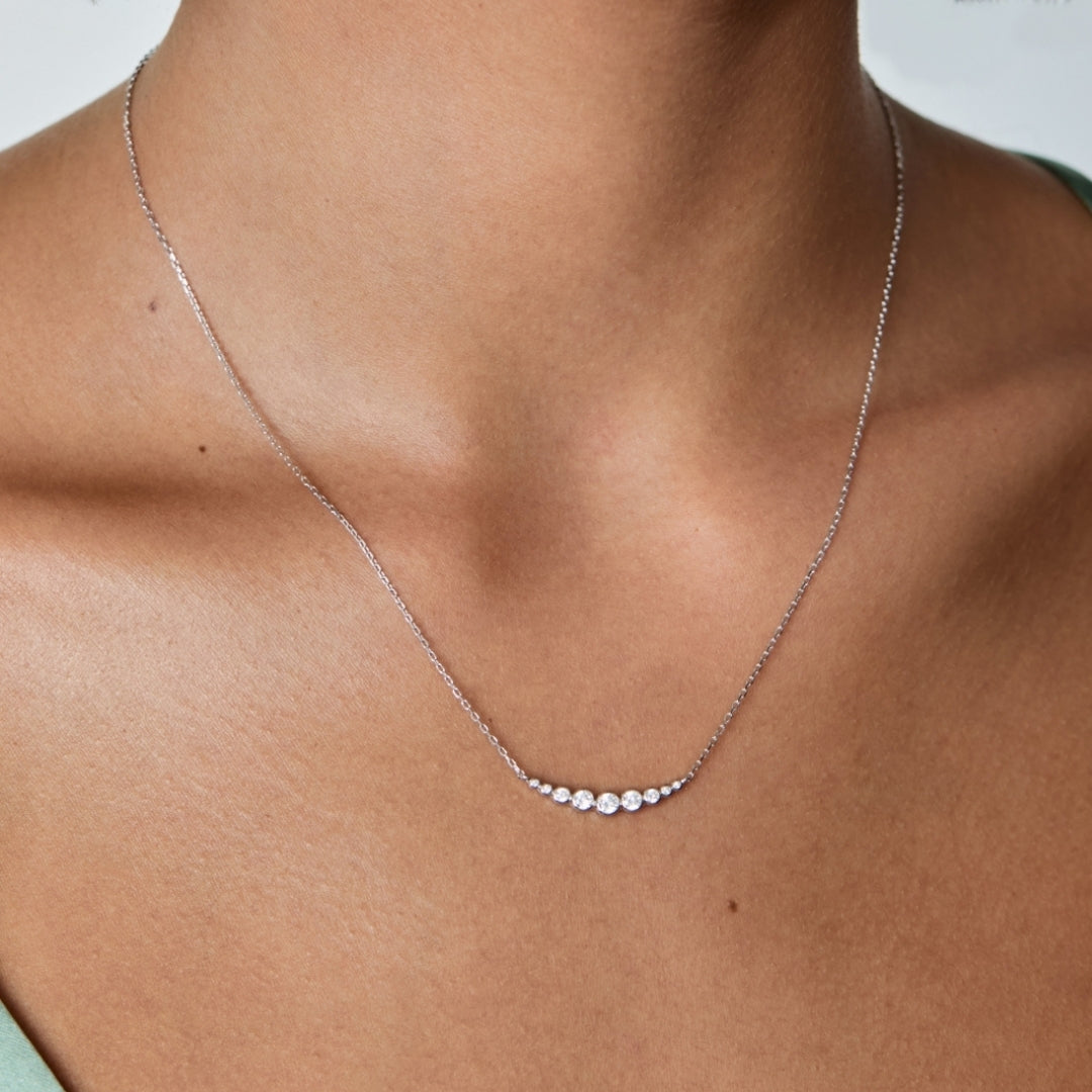 Silver Carat London Carissa Neckletb CN925W-CARI