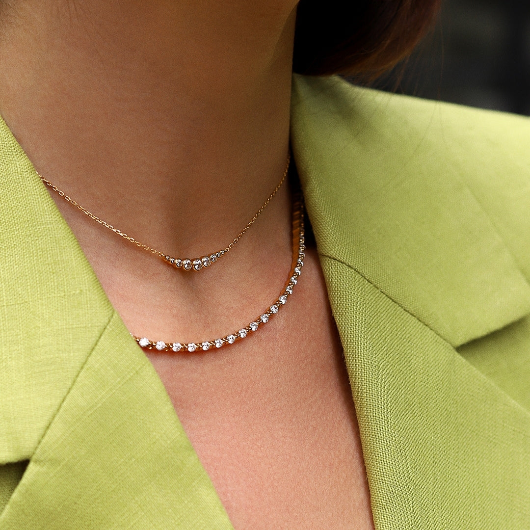 Silver Carat London Carissa Neckletb CN925W-CARI