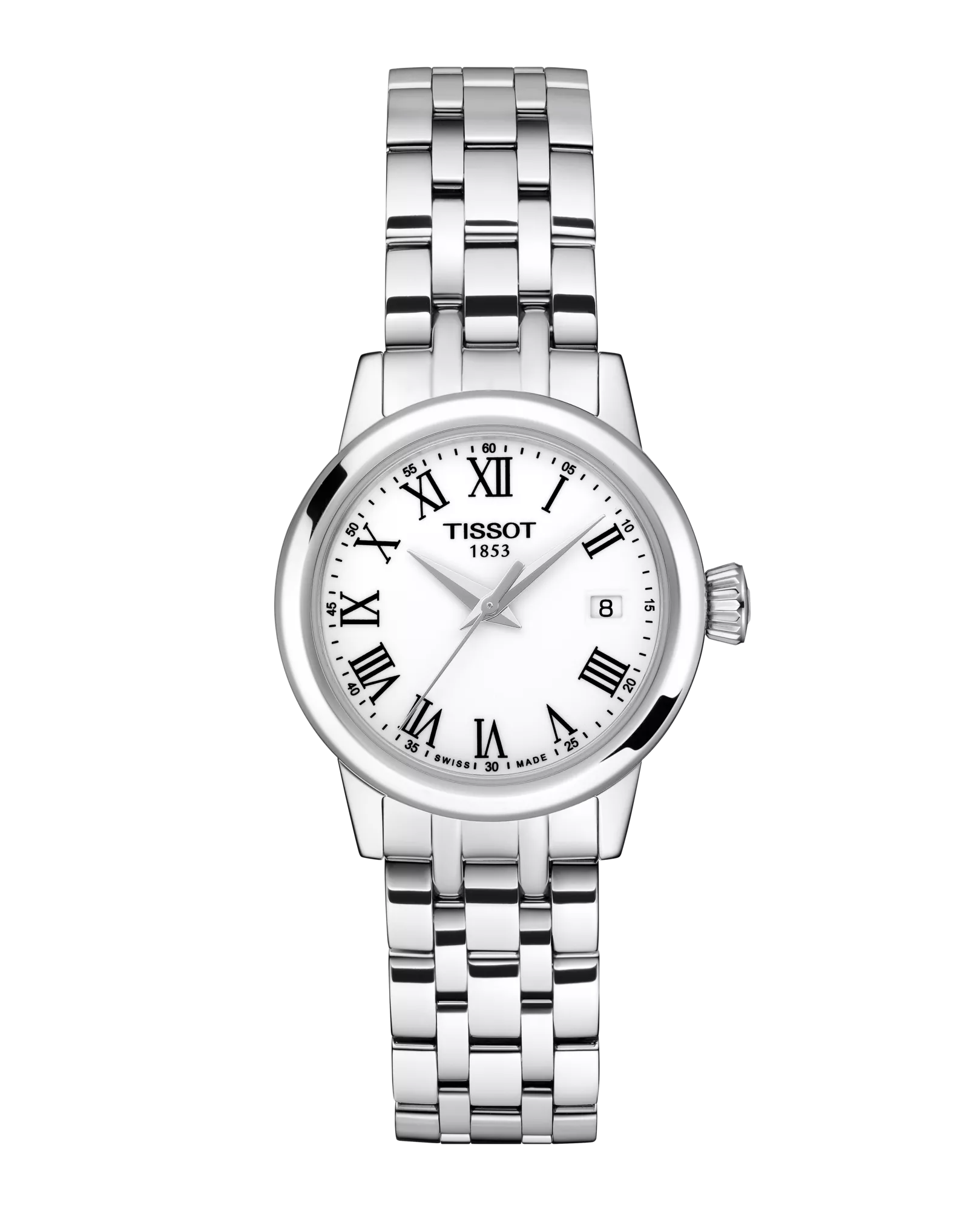 Ladies Tissot T Classic Dream Steel Bracelet White