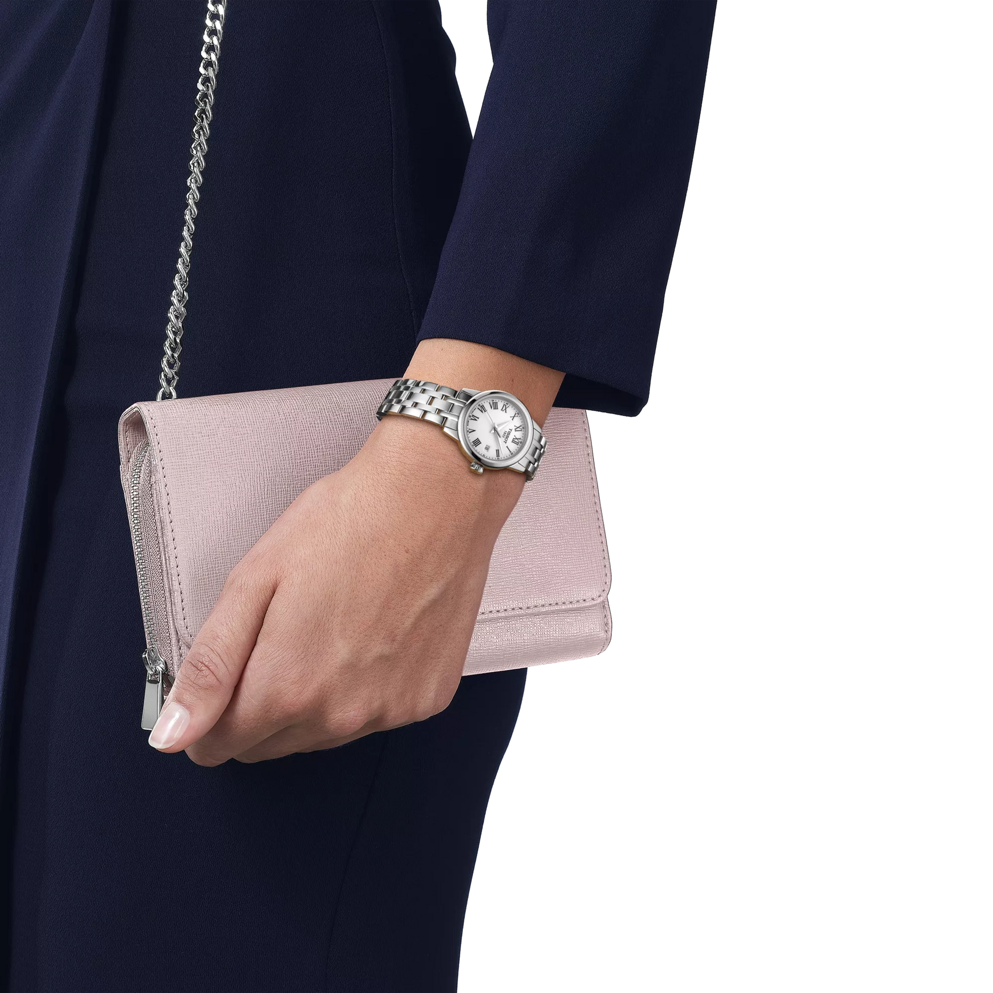 Ladies Tissot T Classic Dream Steel Bracelet White