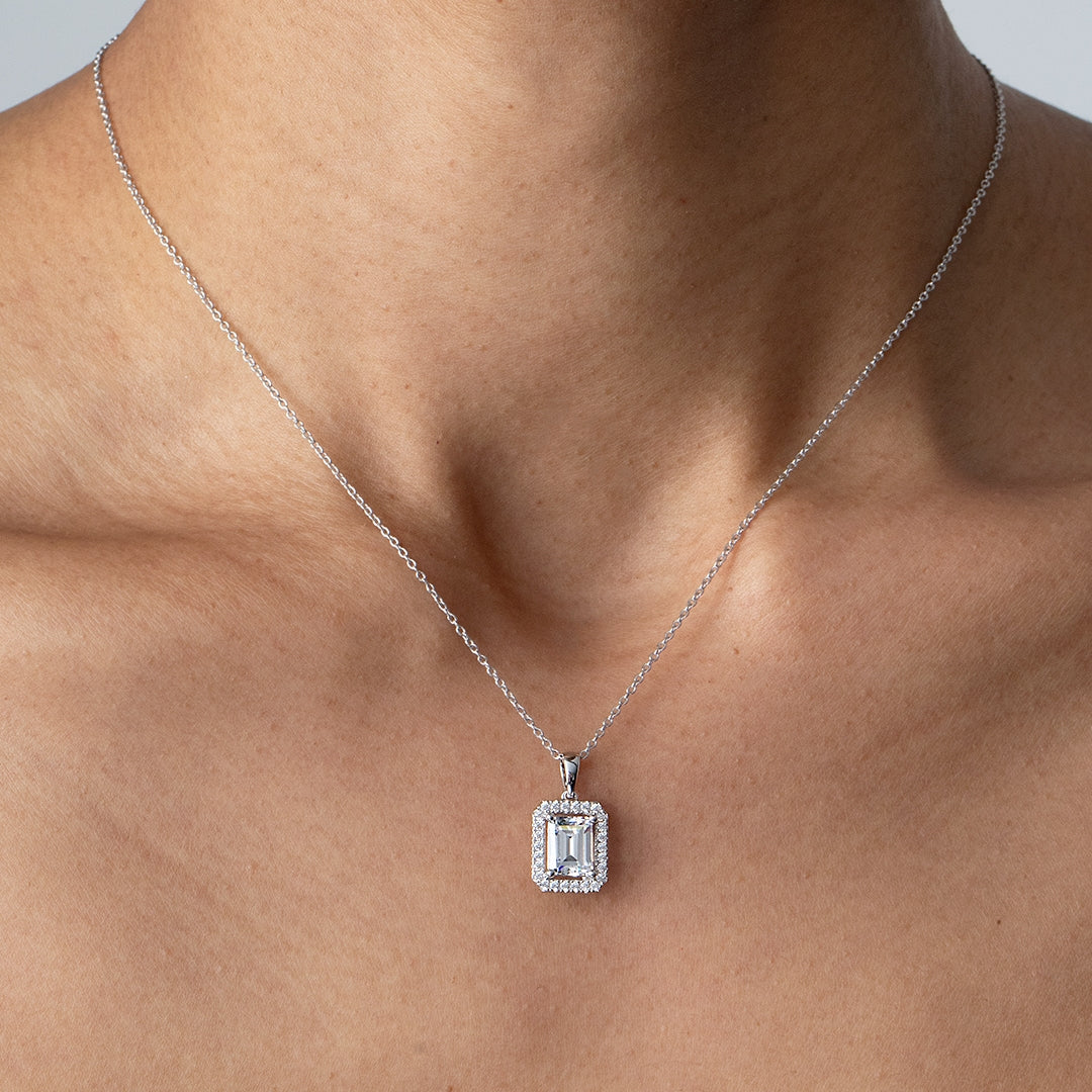 Silver Carat London Eton Necklet CN925W-ETON