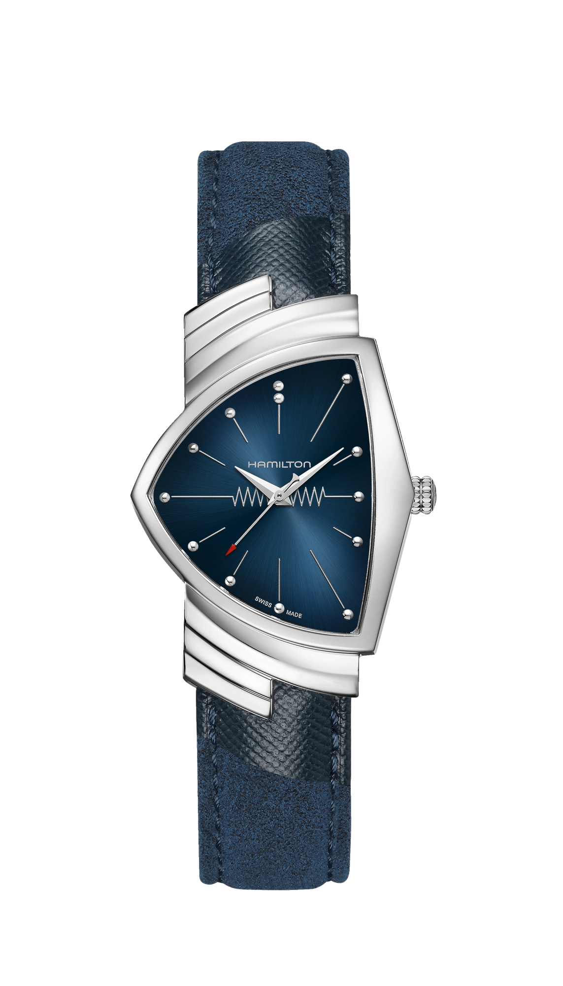 Hamilton Ventura Quartz 32x50 Steel Blue Dial & Strap