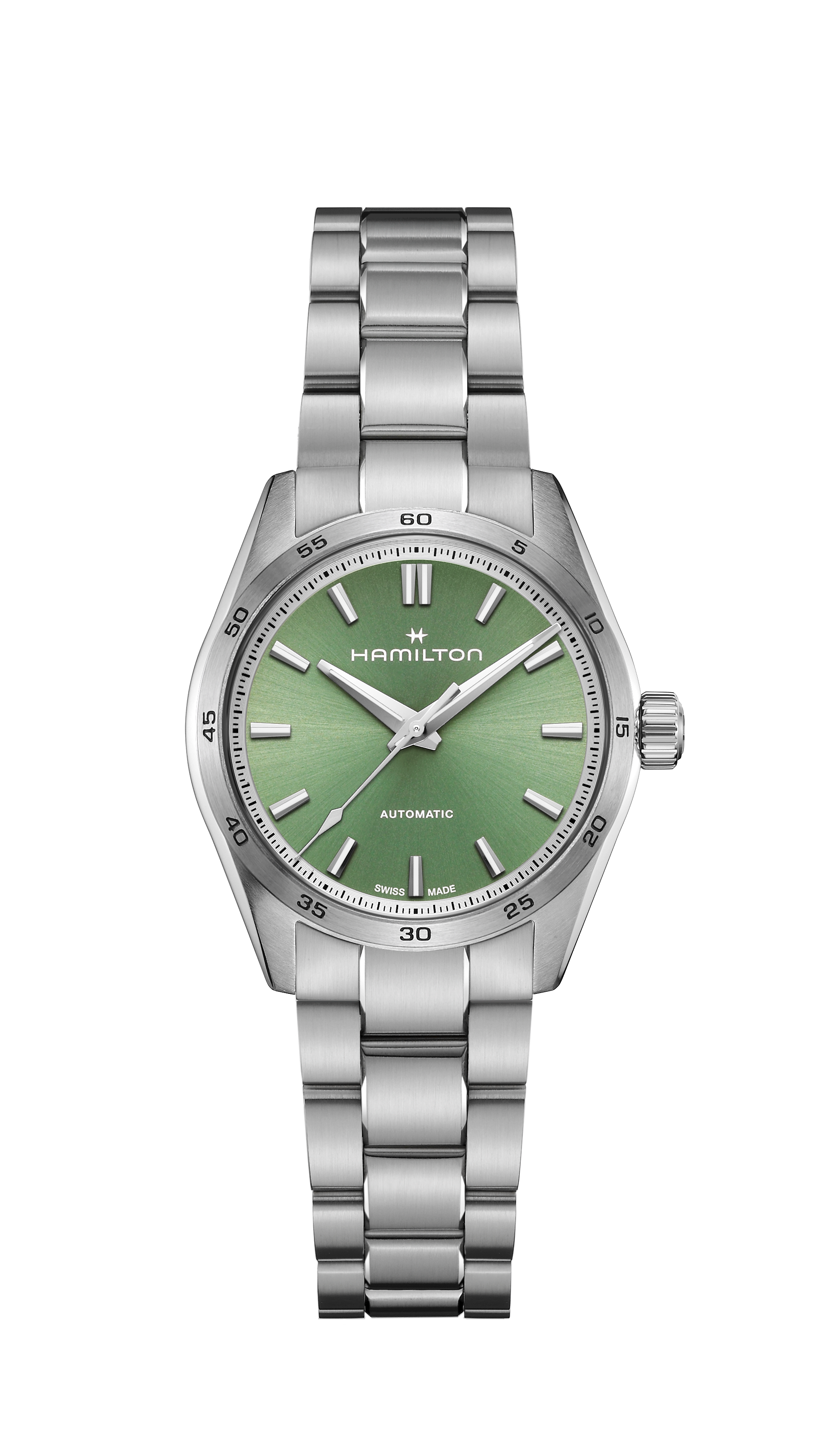 Hamilton Jazzmaster Performer Auto 34mm Steel Green Dial
