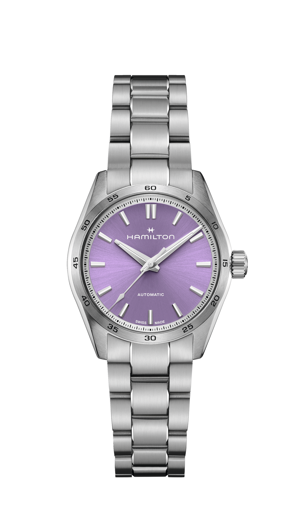 Hamilton Jazzmaster Performer Auto 24mm Steel Lavender Dial