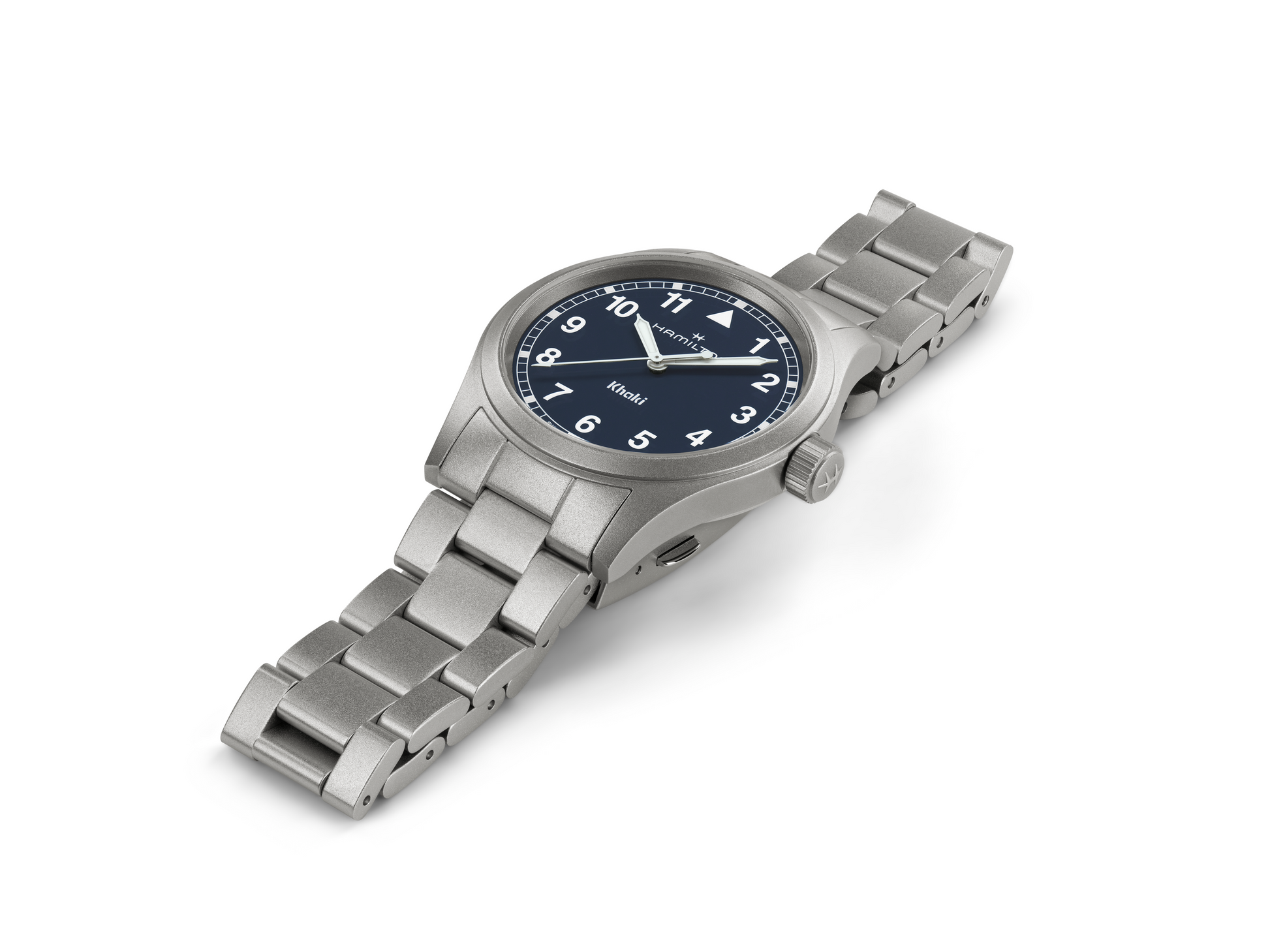 Hamilton Khaki Field 38mm Green Dial on Bracelet Quartz