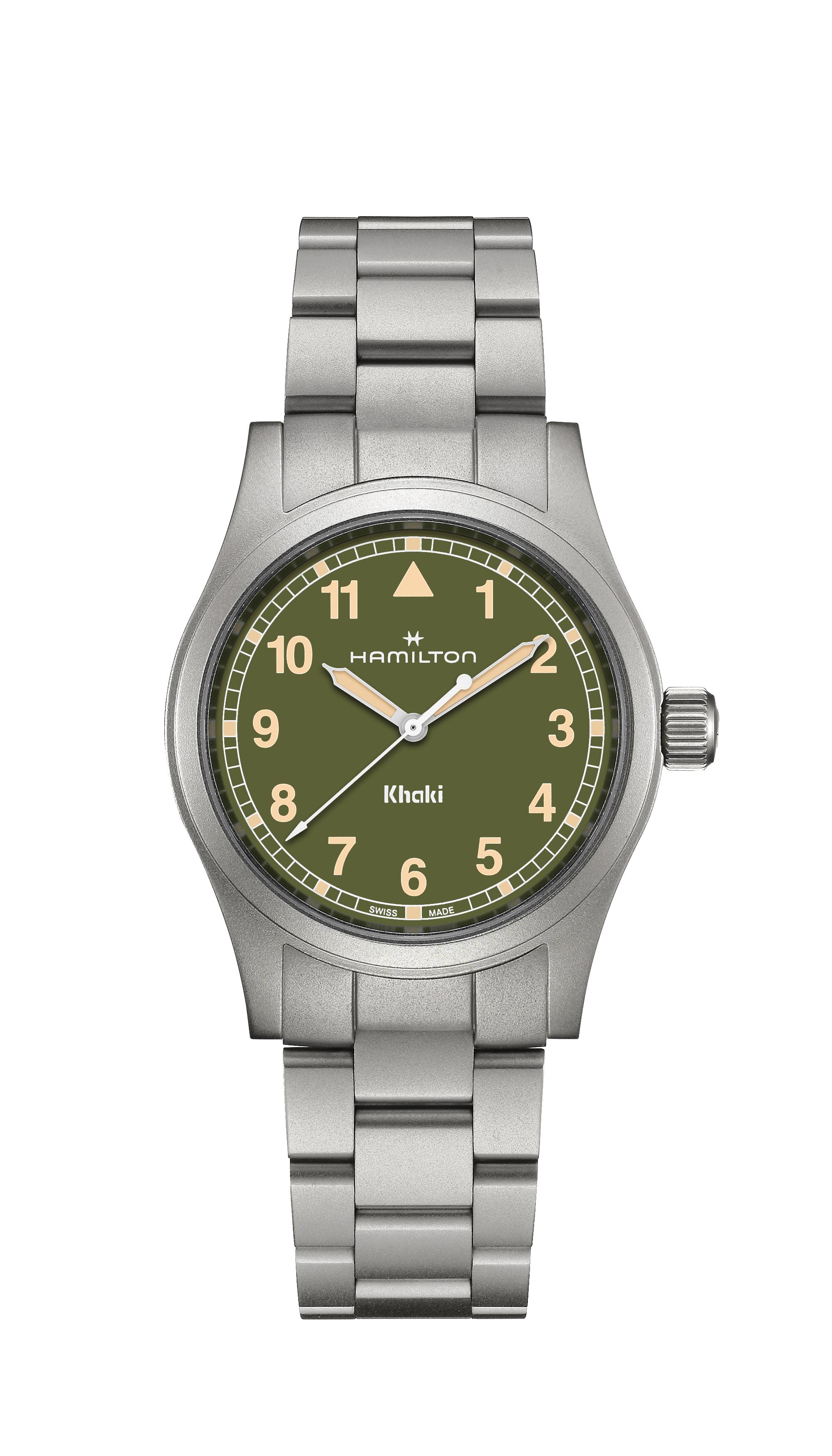 Hamilton Khaki Field 38mm Quartz Green Dial