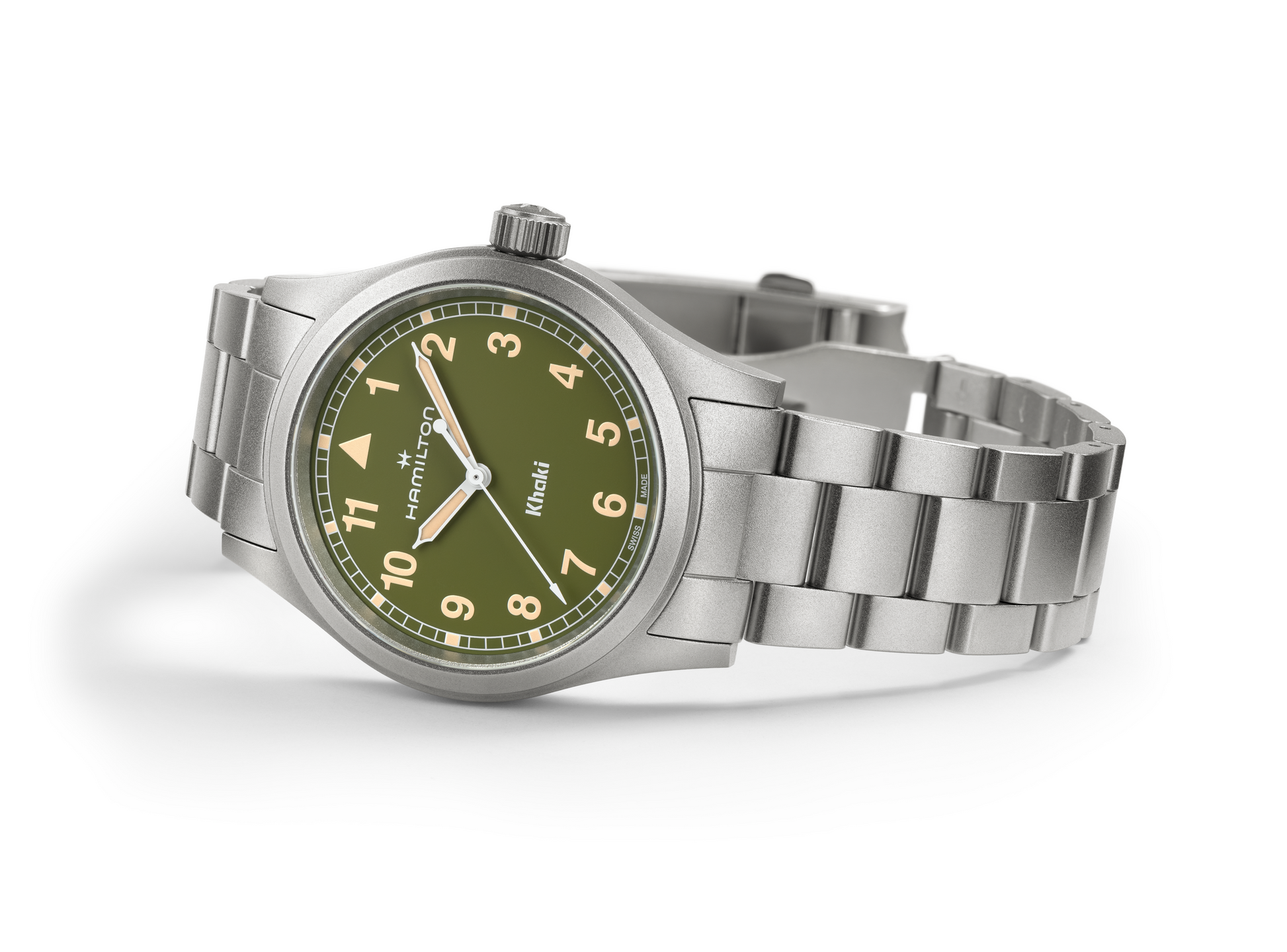 Hamilton Khaki Field 38mm Quartz Green Dial