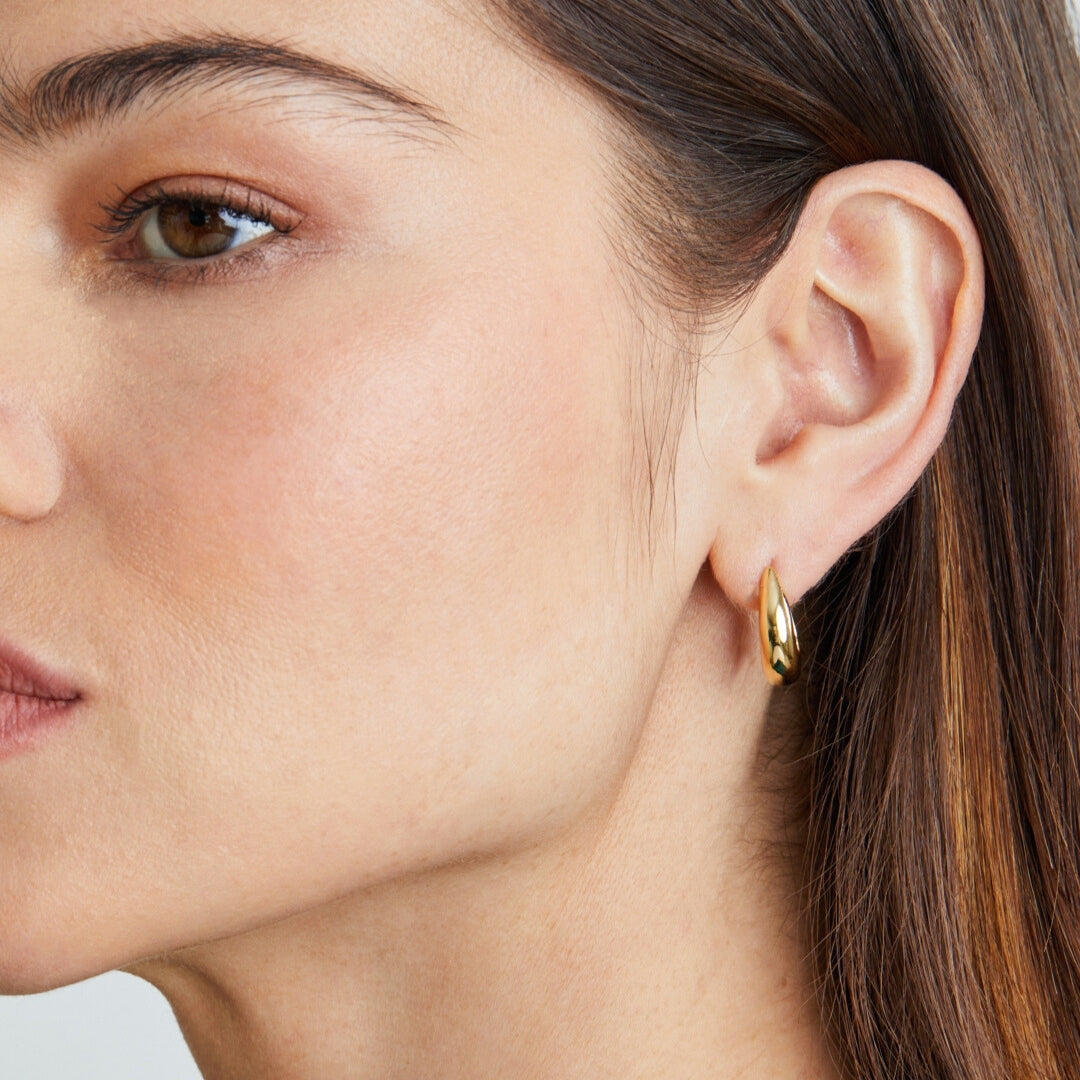 Herna Hoops Gold Vermeil CE925Y-HERA-NU
