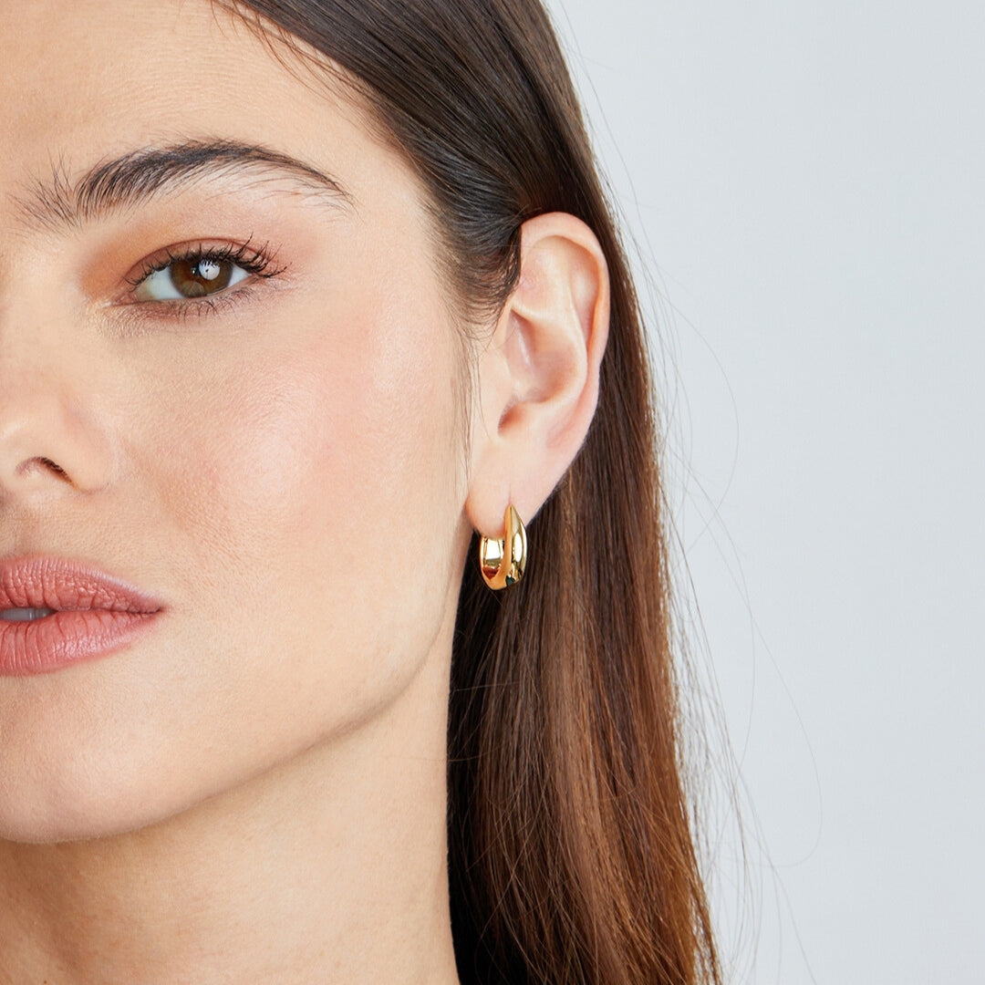 Herna Hoops Gold Vermeil CE925Y-HERA-NU
