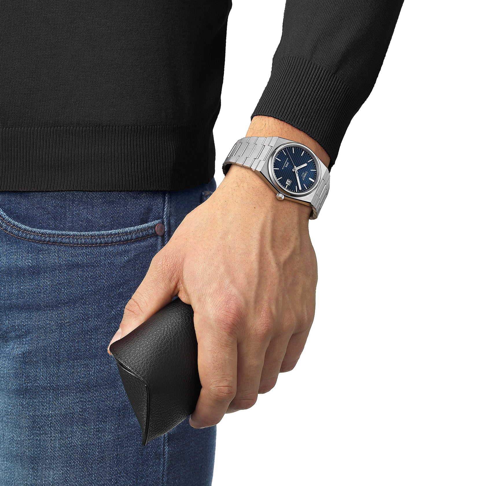 Gents Tissot PRX Powermatic 80 40mm Steel Bracelet Blue Dial & Date   T137.407.11.041.00