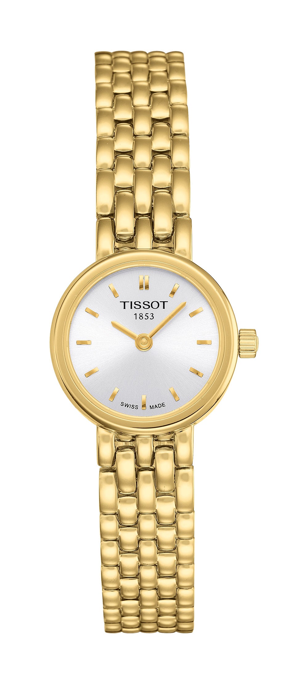 Ladies Tissot Lovely YGP Bracelet Silver Dial T058.009.33.031.00