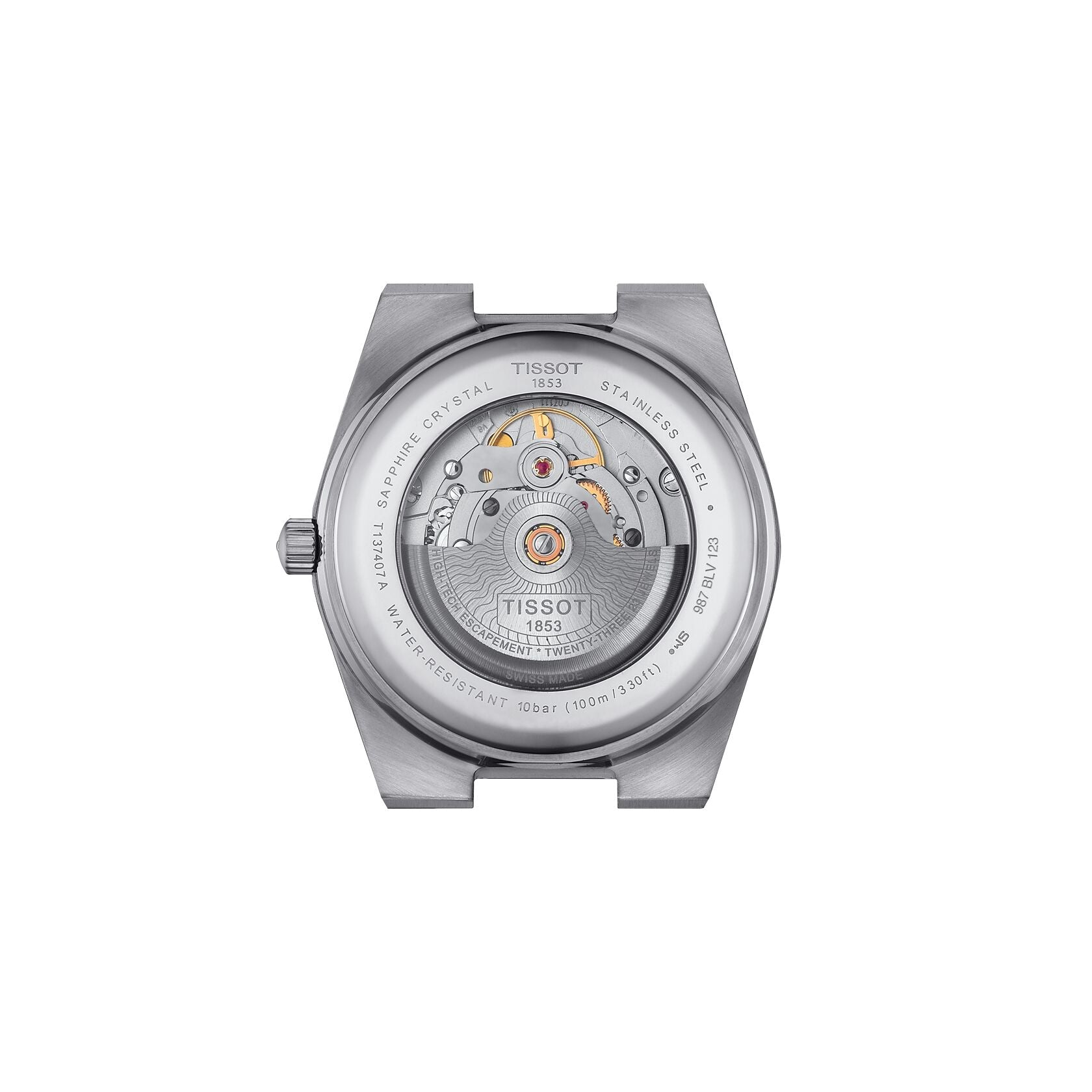 Gents Tissot PRX Powermatic 80 40mm Steel Bracelet Blue Dial & Date   T137.407.11.041.00
