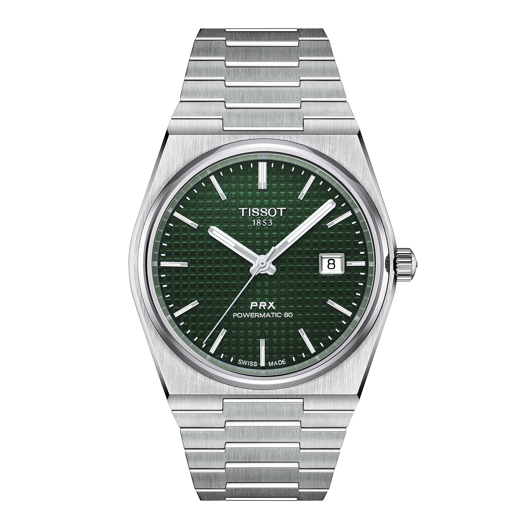 Gents Tissot T Classic PRX Auto Steel Green Dial