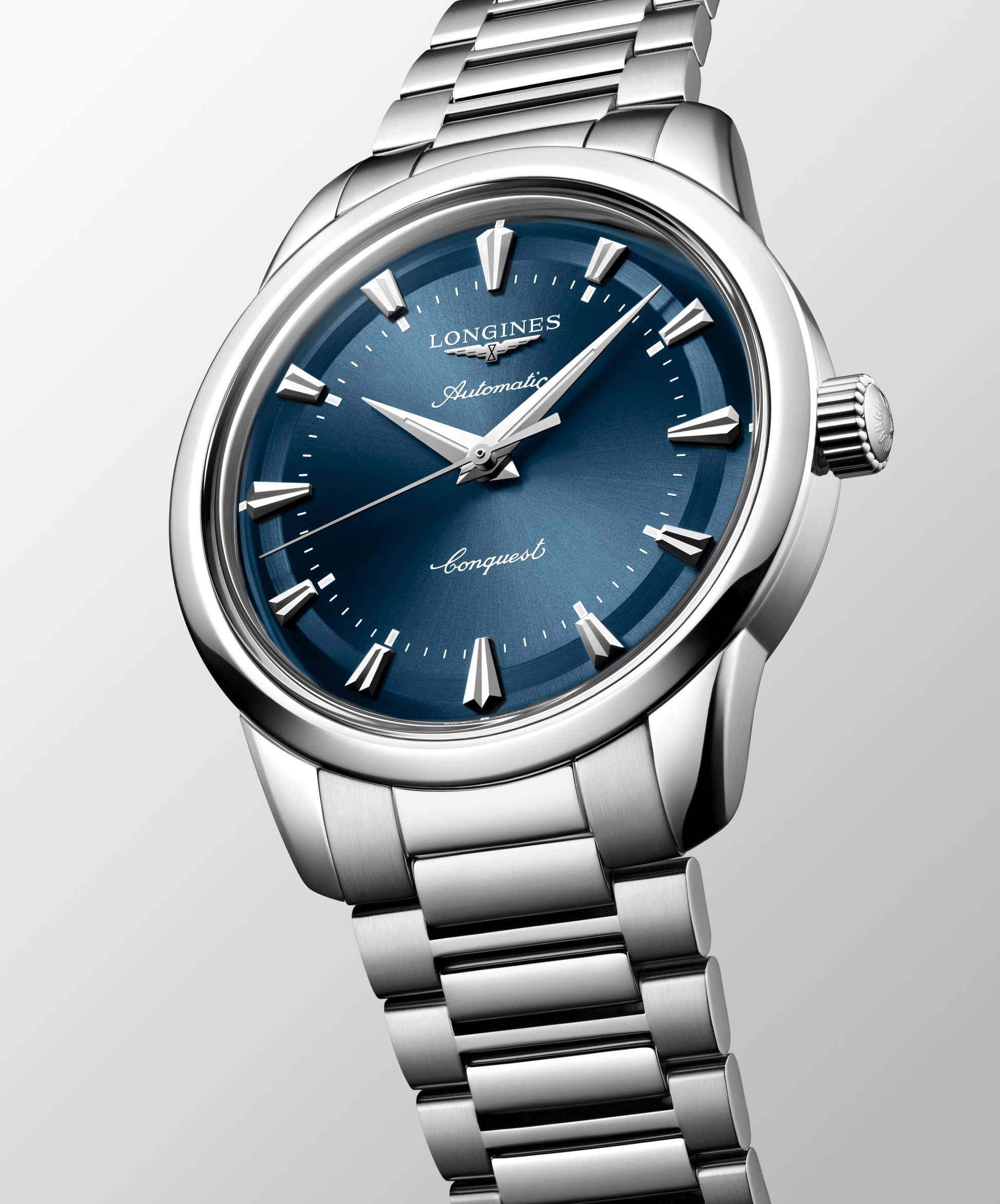 Gents Longines Conquest Heritage Auto 40mm Steel Blue Dial