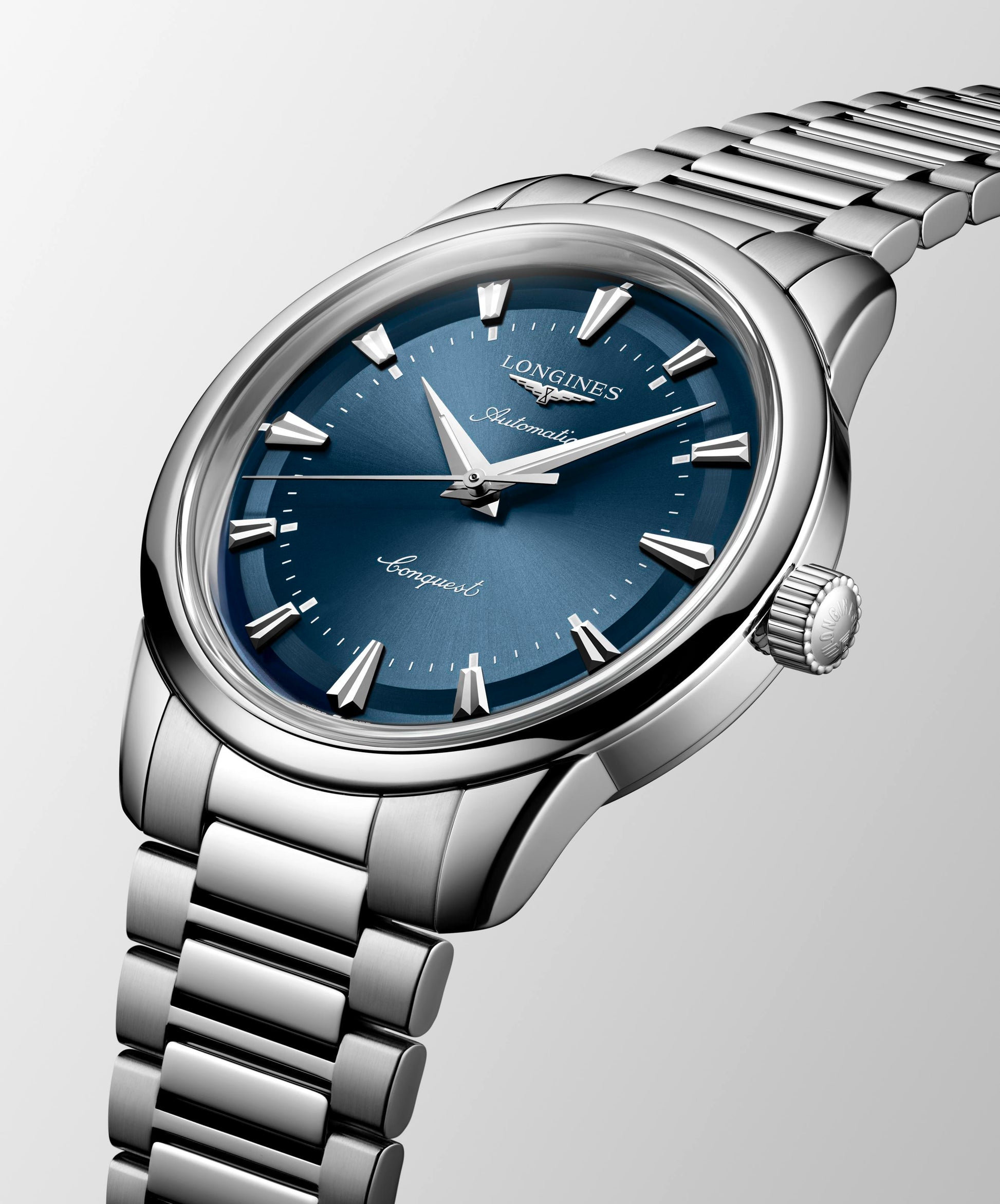 Gents Longines Conquest Heritage Auto 40mm Steel Blue Dial