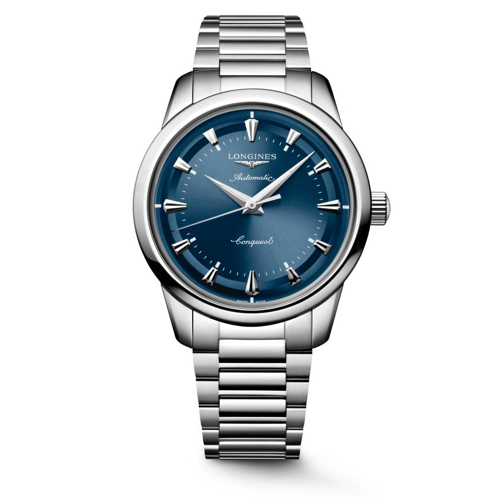 Gents Longines Conquest Heritage Auto 40mm Steel Blue Dial