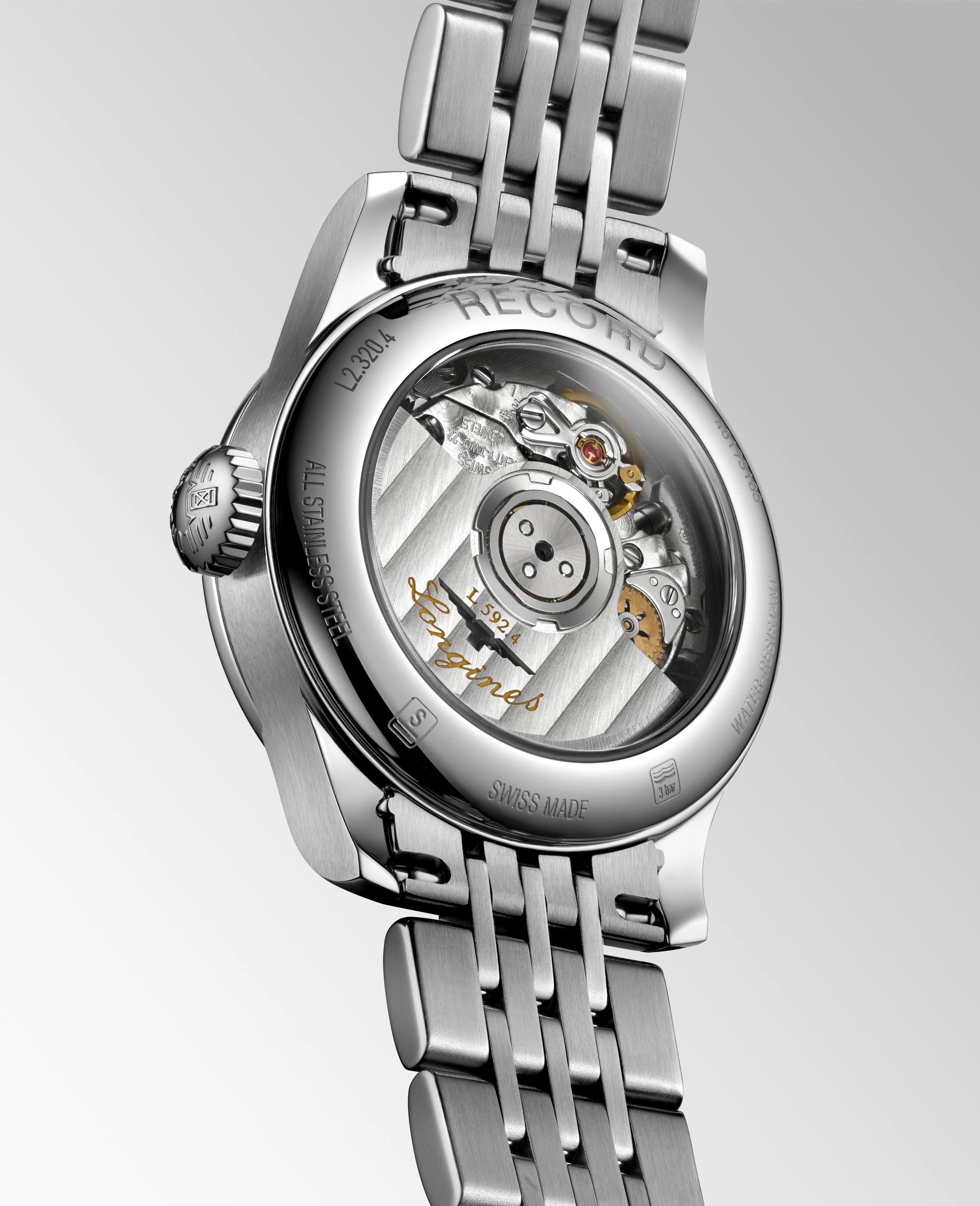 Ladies Stainless Steel Longines Record collection L2.320.4.87.6