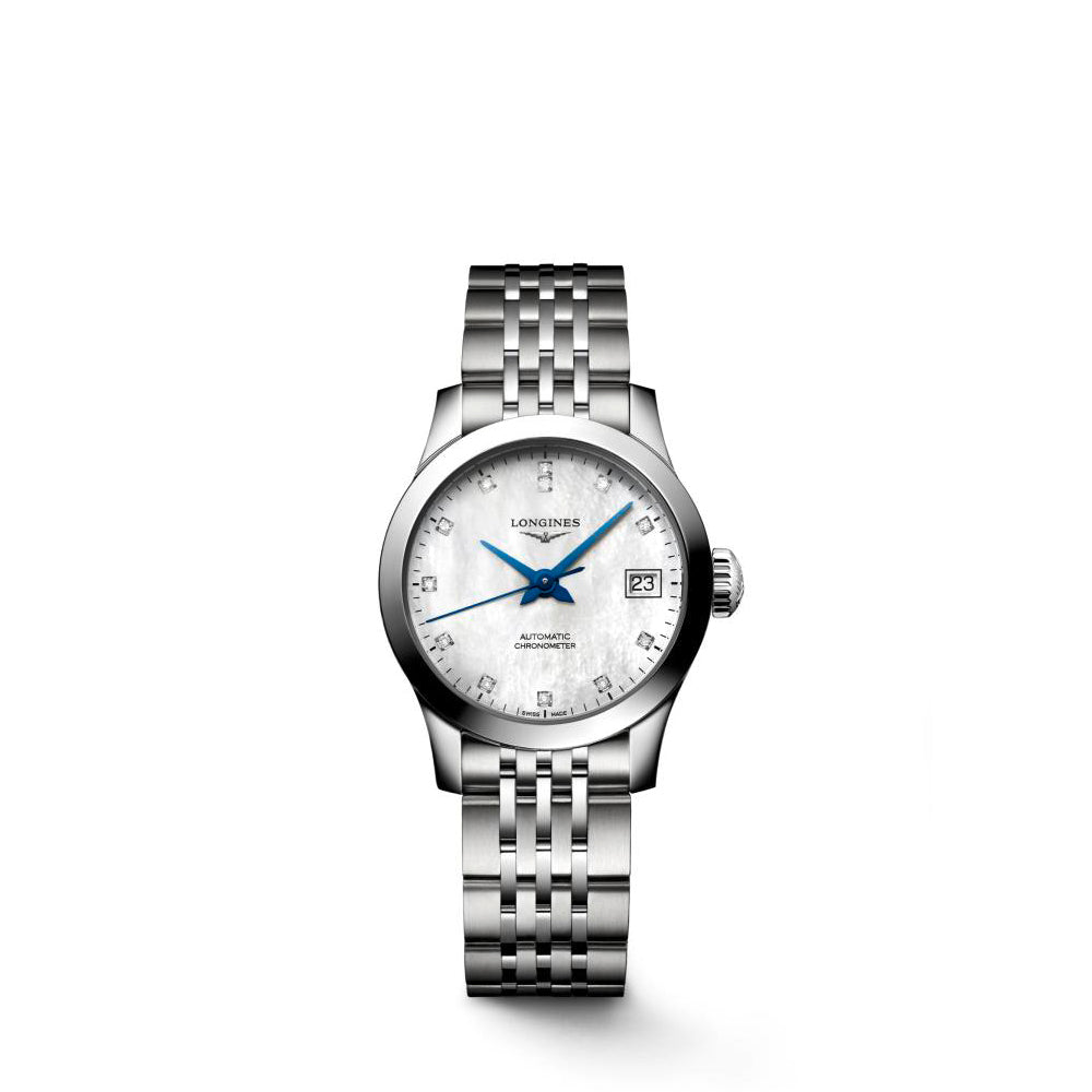 Ladies Stainless Steel Longines Record collection L2.320.4.87.6