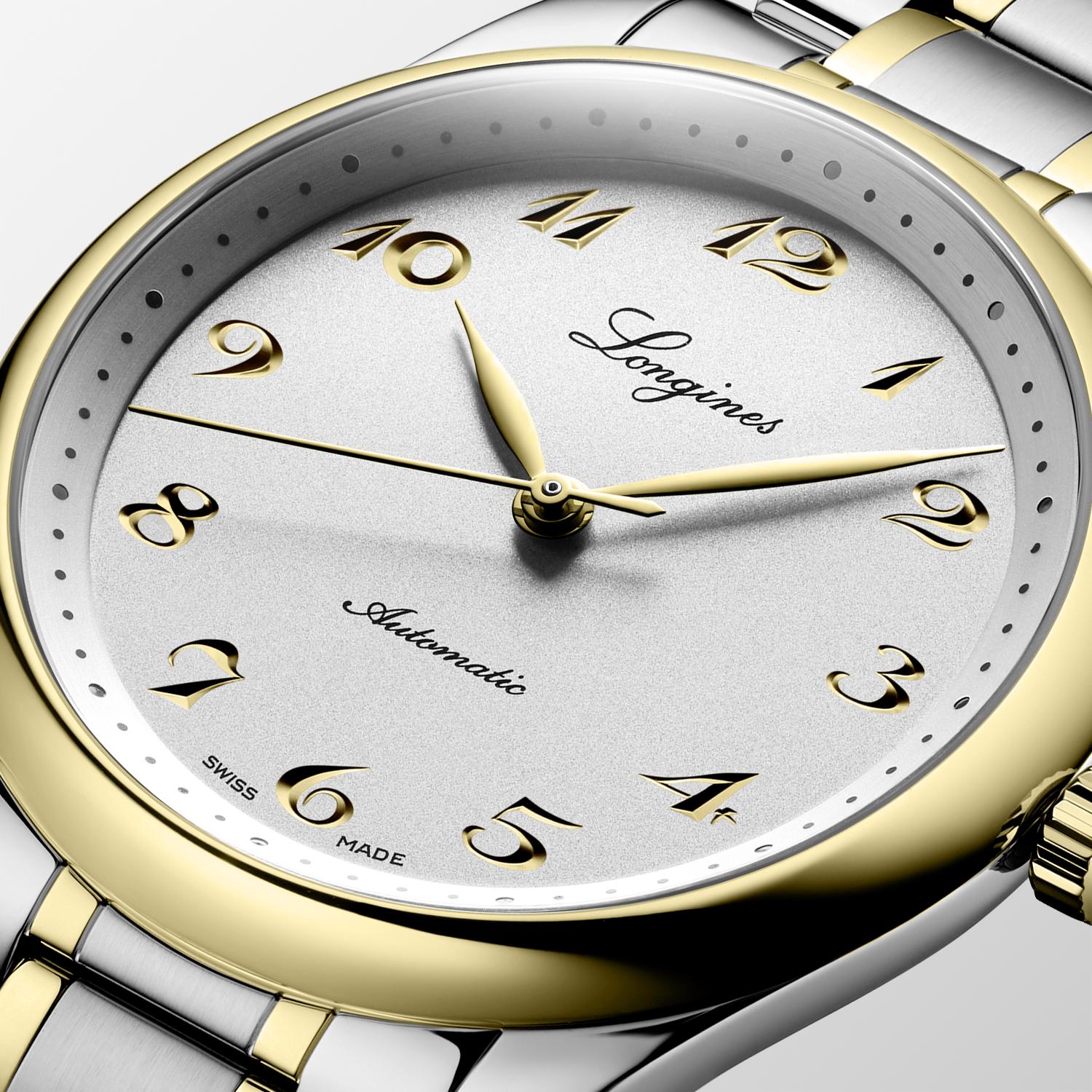 Gents Longines Master Collection Auto 40mm Steel & YG PVD Bracelet Silver Dial