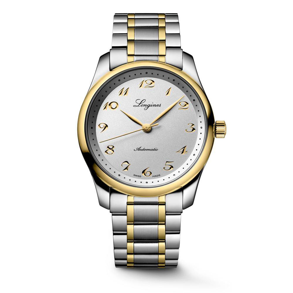 Gents Longines Master Collection Auto 40mm Steel & YG PVD Bracelet Silver Dial