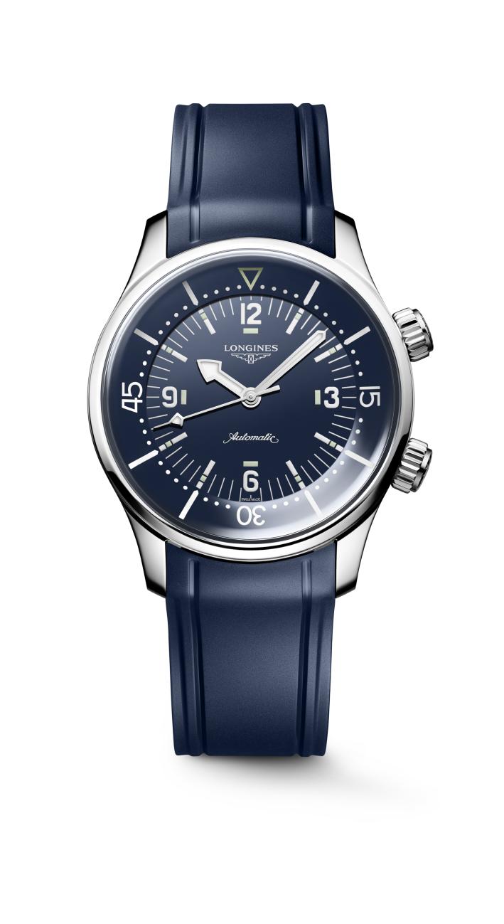 Gents Longines Legend Diver Auto 39mm Steel Blue Dial & Strap L3.764.4.90.9
