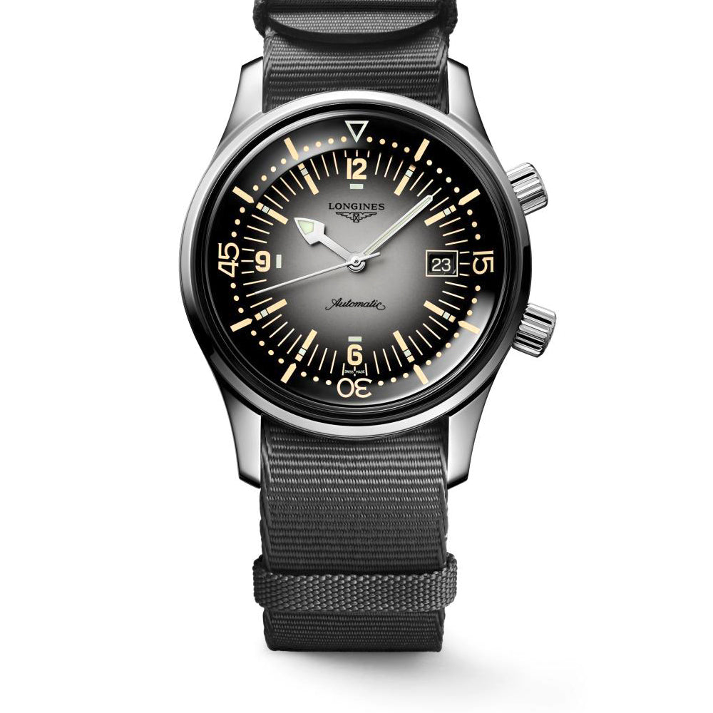 Men's Longines Stainless Steel Longines Legend Diver Watch - L3.774.4.70.2