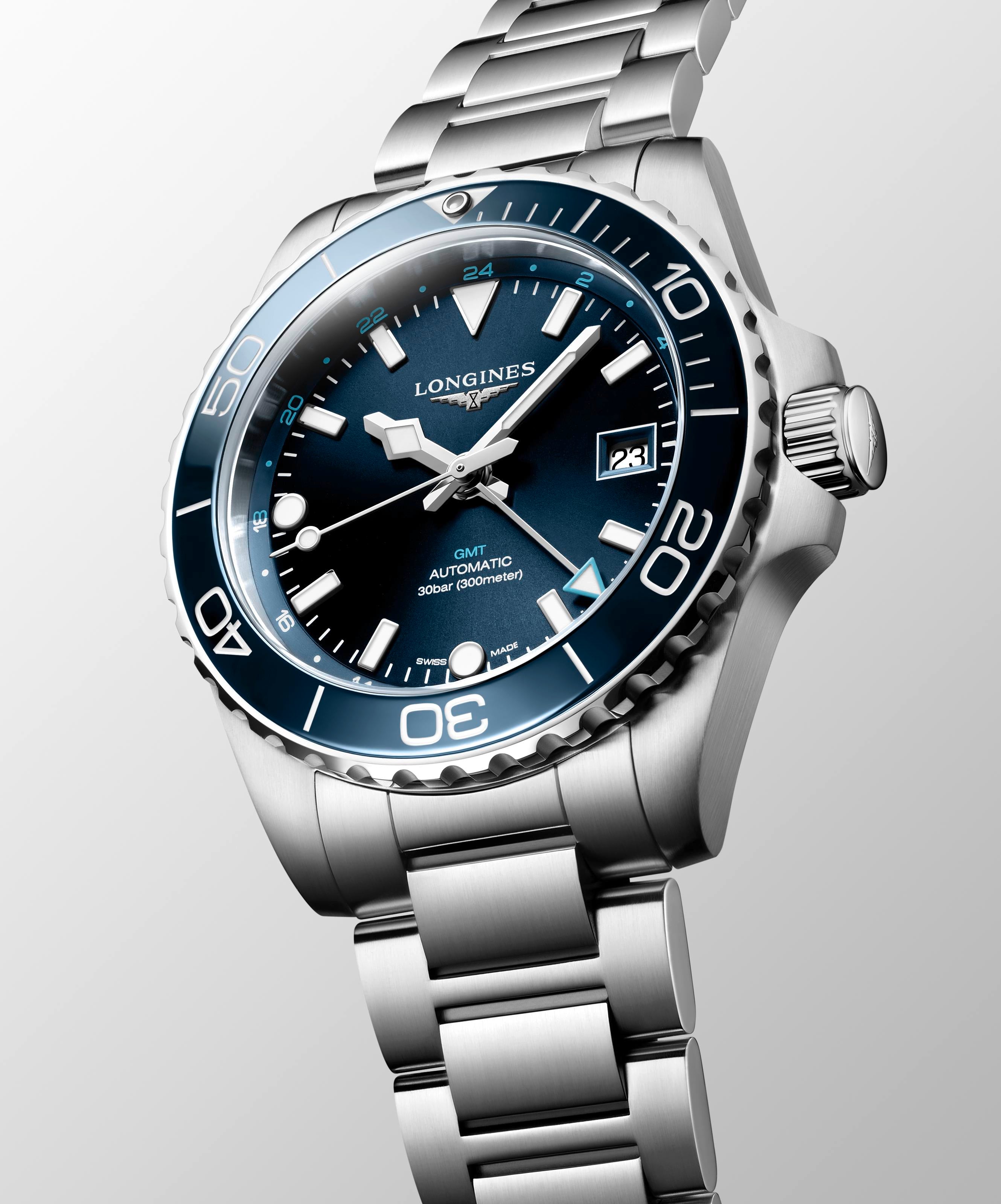Men's Longines Hydroconquest GMT