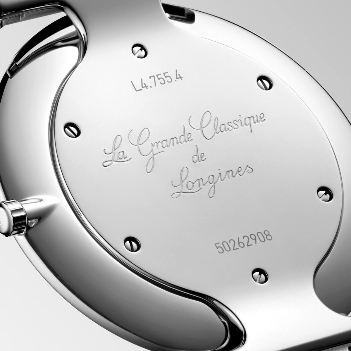 Gents Longines la Grande Classique Steel Bracelet Blue Roman Numeral Dial 36mm
